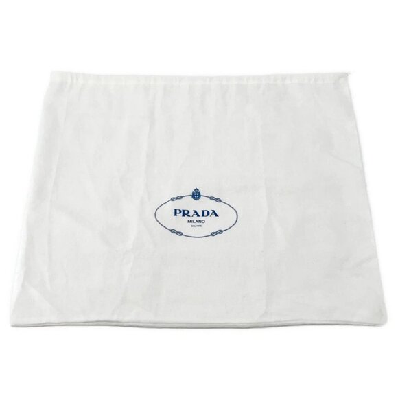 PRADA Tote Bag Leather White 1BG483 - Picture 14 of 14